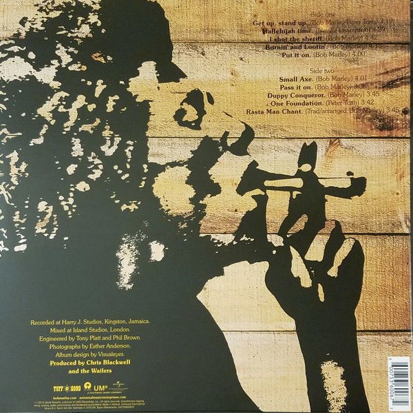 BOB MARLEY & THE WAILERS - BURNIN' (1973) - LP 180GR GATEFOLD 2015 EDTION SIFIR