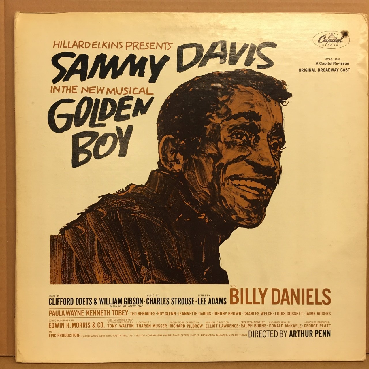 GOLDEN BOY BROADWAY SAMMY DAVIS 2.EL PLAK