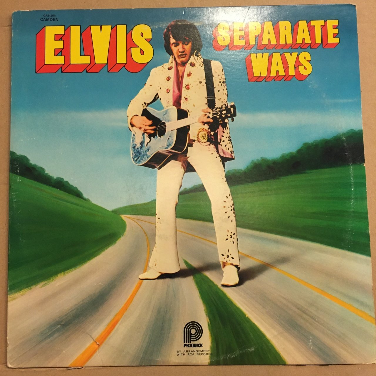 ELVIS PRESLEY - SEPARATE WAYS (1972) REISSUE 2.EL PLAK