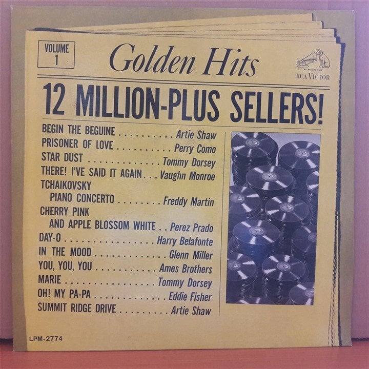 12 MILLION-PLUS SELLERS! VOLUME 1 (1963) - LP 2.EL PLAK