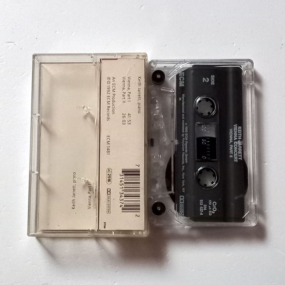 KEITH JARRETT - VIENNA CONCERT (1992) - KASET MADE IN USA 2.EL