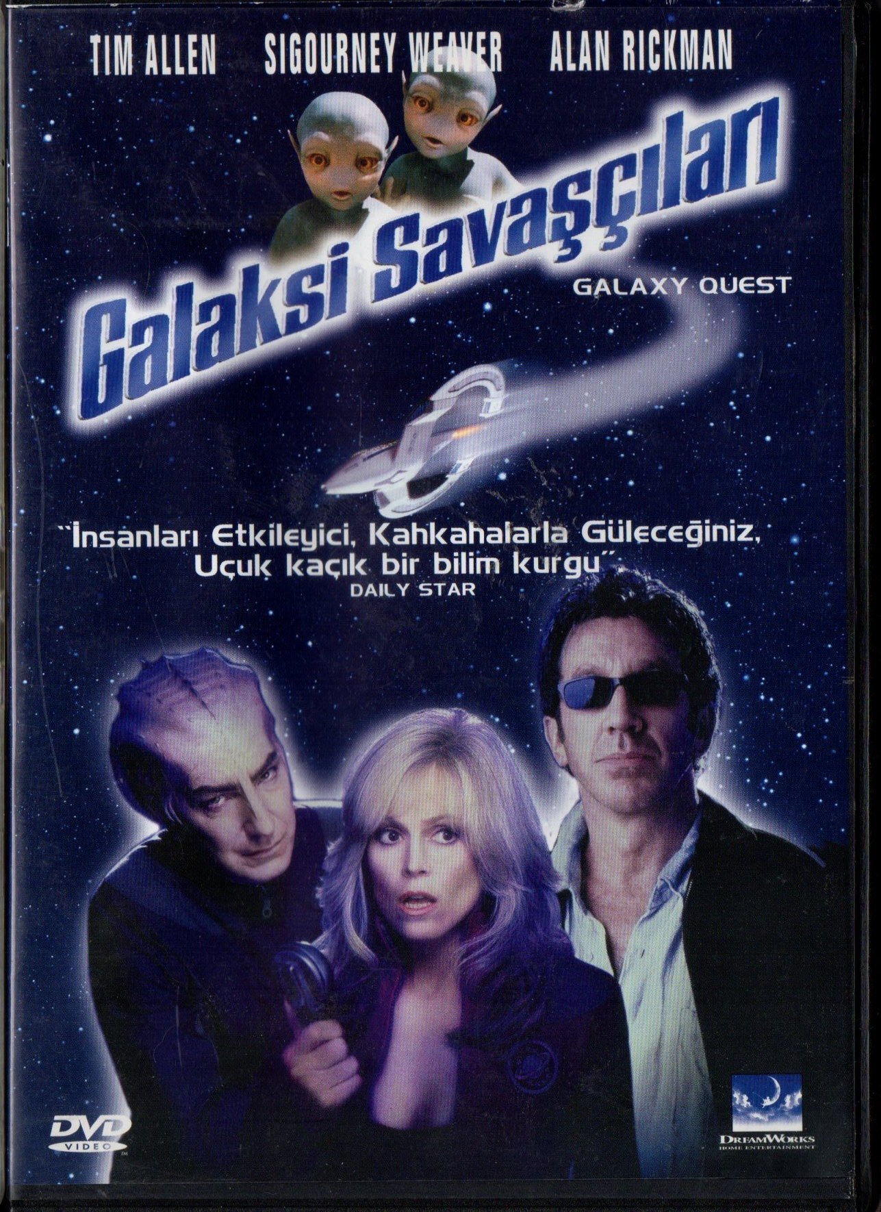 GALAXY QUEST - GALAKSİ SAVAŞÇILARI - SIGOURNEY WEAVER - TIM ALLEN - ALAN RICKMAN - DVD 2.EL