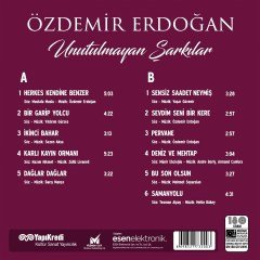 ÖZDEMİR ERDOĞAN - UNUTULMAYAN ŞARKILAR - LP GATEFOLD 2021 BASIM SIFIR PLAK