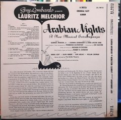 ARABIAN NIGHTS - LAURITZ MELCHIOR - PLAK 2.EL