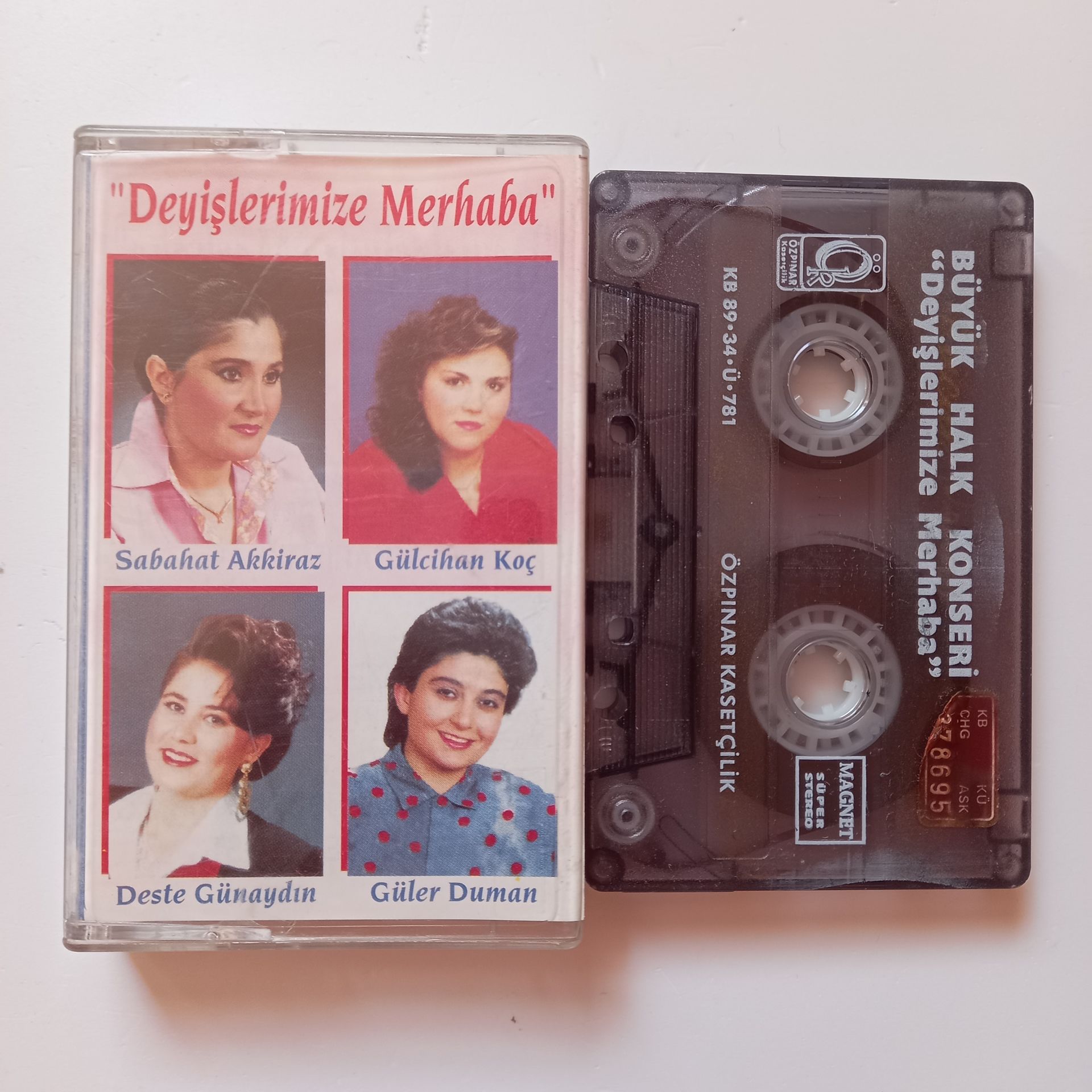 DEYİŞLERİMİZE MERHABA / SABAHAT AKKİRAZ, GÜLCİHAN KOÇ, DESTE GÜNAYDIN, GÜLER DUMAN (1989) - KASET 2.EL