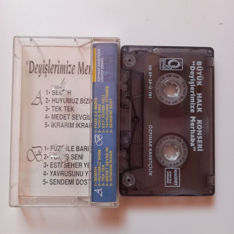DEYİŞLERİMİZE MERHABA / SABAHAT AKKİRAZ, GÜLCİHAN KOÇ, DESTE GÜNAYDIN, GÜLER DUMAN (1989) - KASET 2.EL
