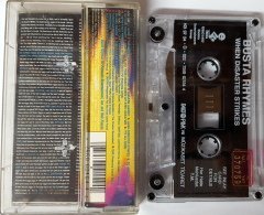 BUSTA RHYMES - WHEN DISASTER STRIKES (1997) BALET CASSETTE MADE IN TURKEY ''USED''