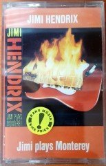 JIMI HENDRIX - JIMI PLAYS MONTEREY (1995) RAKS CASSETTE MADE IN TURKEY ''NEW''
