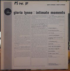 GLORIA LYNNE - INTIMATE MOMENTS - PLAK 2.EL