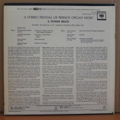 E. POWER BIGGS - A FESTIVAL OF FRENCH ORGAN MUSIC - LP 2.EL PLAK
