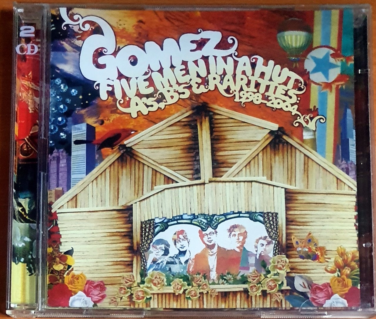 GOMEZ - FIVE MEN IN A HUT [A'S, B'S, & RARITIES: 1998-2004] (2006) - 2CD 2.EL