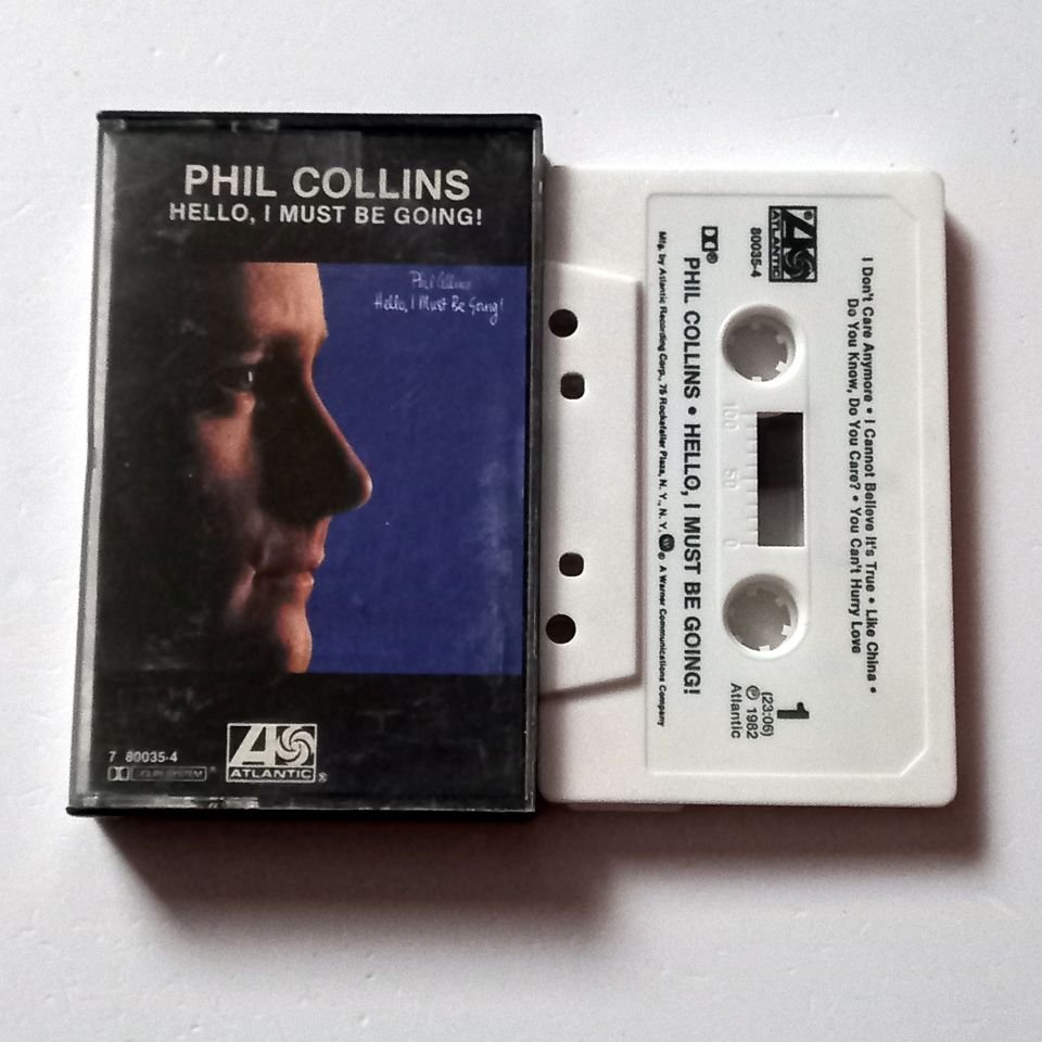 PHIL COLLINS - HELLO, I MUST BE GOING! (1982) - KASET MADE IN USA 2.EL