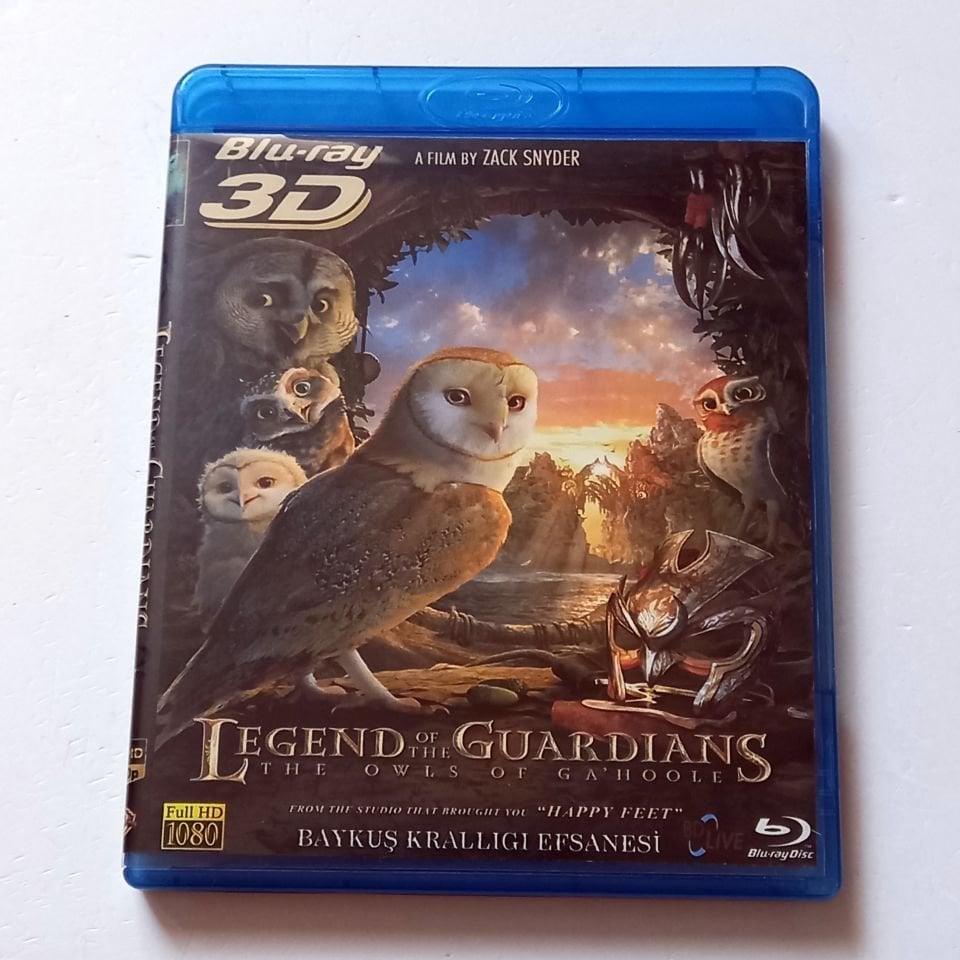 LEGEND OF THE GUARDIANS THE OWLS OF GA'HOOLE - YÖN.: ZACK SNYDER - BLU-RAY 3D  2.EL