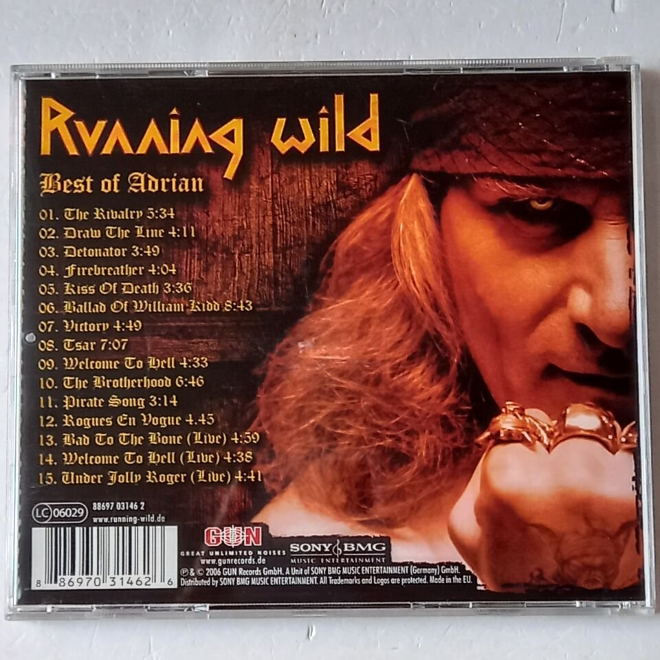 RUNNING WILD – BEST OF ADRIAN (2006) - CD 2.EL