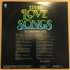 ELVIS PRESLEY - LOVE SONGS 16 ORIGINAL HITS (1981) 2.EL PLAK