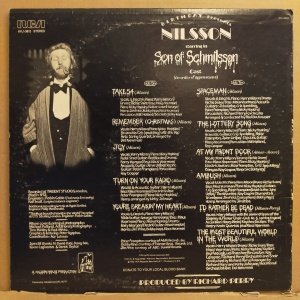 HARRY NILSSON - SON OF SCHMILSSON (1972) - LP 1981 EDITION 2.EL PLAK