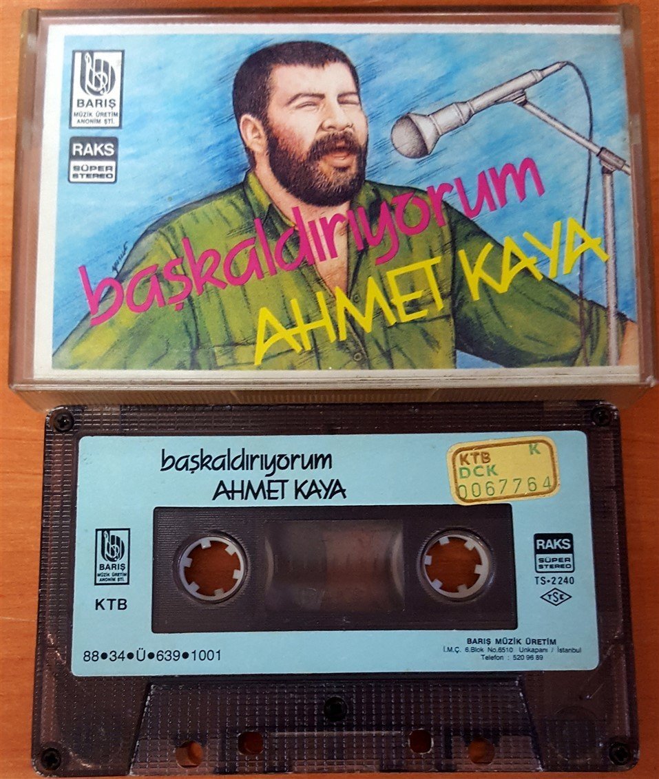 AHMET KAYA - BAŞKALDIRIYORUM (1988) - KASET BARIŞ MÜZİK 2.EL