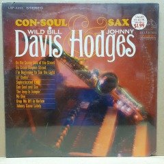 WILD BILL DAVIS AND JOHNNY HODGES - CON-SOUL SAX (1965) - LP DÖNEM BASKISI SIFIR PLAK