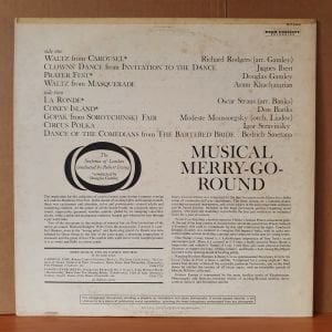 MUSICAL MERRY-GO ROUND / AN ADVENTURE IN CIRCULAR SOUND / ROVERT IRVING, THE SINFONIA OF LONDON - LP 2.EL PLAK