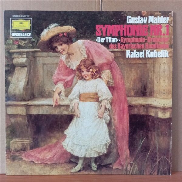 GUSTAV MAHLER: SYMPHONIE NR.1 ''DER TITAN'' / SYMPHONIE-ORCHESTER DES BAYERISCHEN RUNDFUNKS, RAFAEL KUBELIK - LP 2.EL PLAK