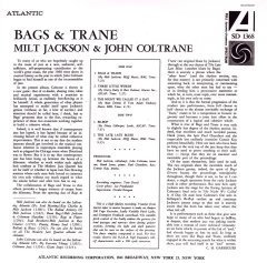 MILT JACKSON & JOHN COLTRANE - BAGS & TRANE (1961) - LP 180GR MONO 2017 EDT SIFIR