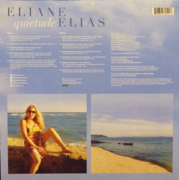 ELIANE ELIAS - QUIETUDE (2022) - LP JAZZ,LATIN,BOSSA NOVA SIFIR PLAK