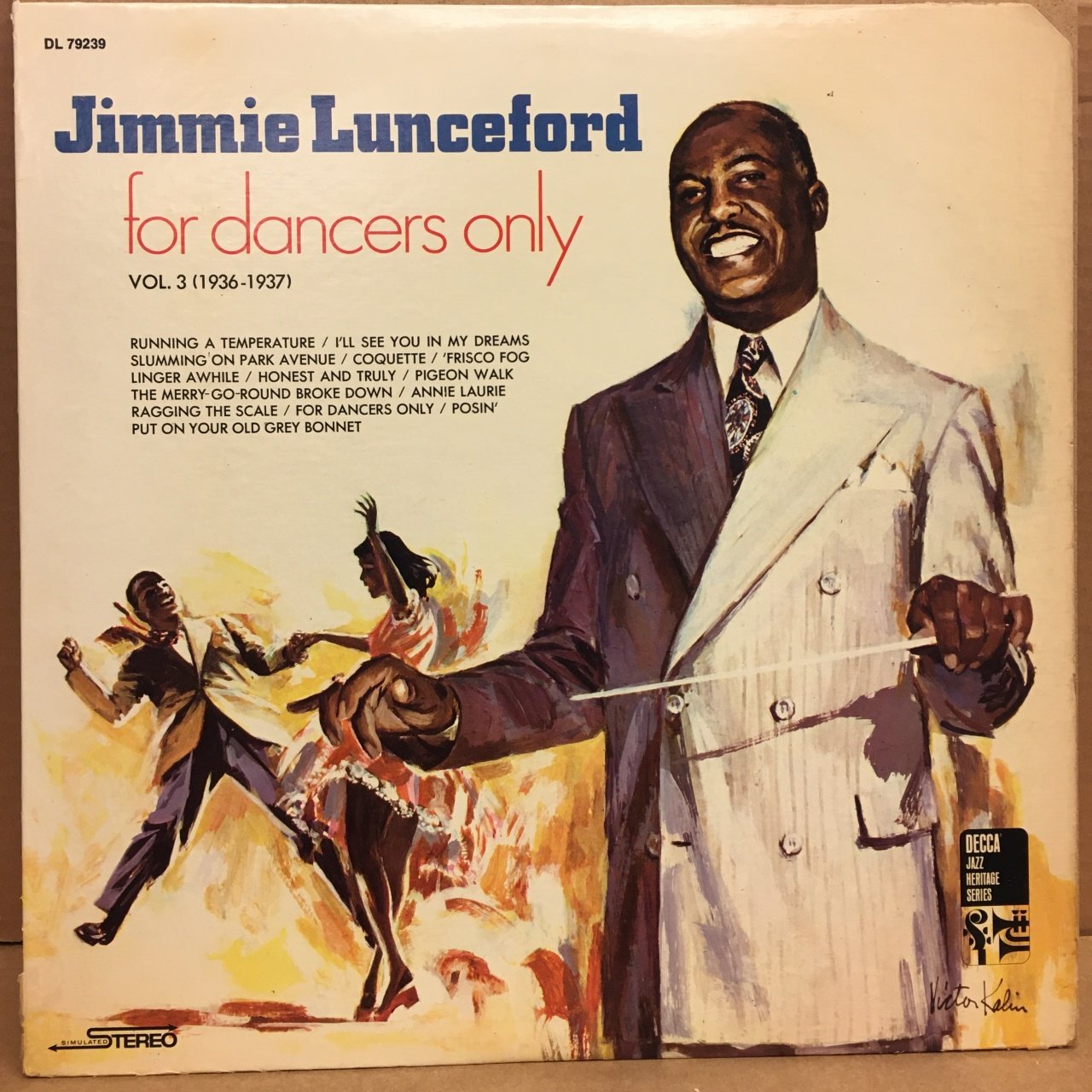 JIMMIE LINCEFORD FOR DANCERS ONLY VOL.3 1936-1937 2.EL PLAK