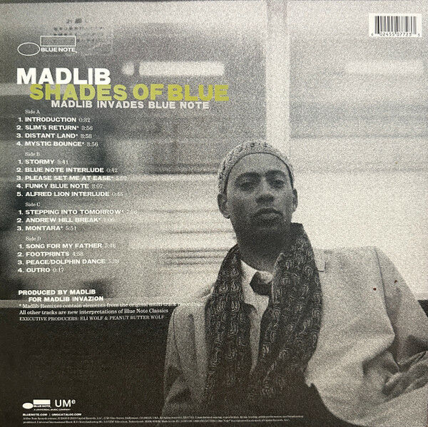 MADLIB - SHADES OF BLUE (2003) - 2LP 180GR BLUE NOTE CLASSIC VINYL SERIES 2023 EDITION SIFIR PLAK