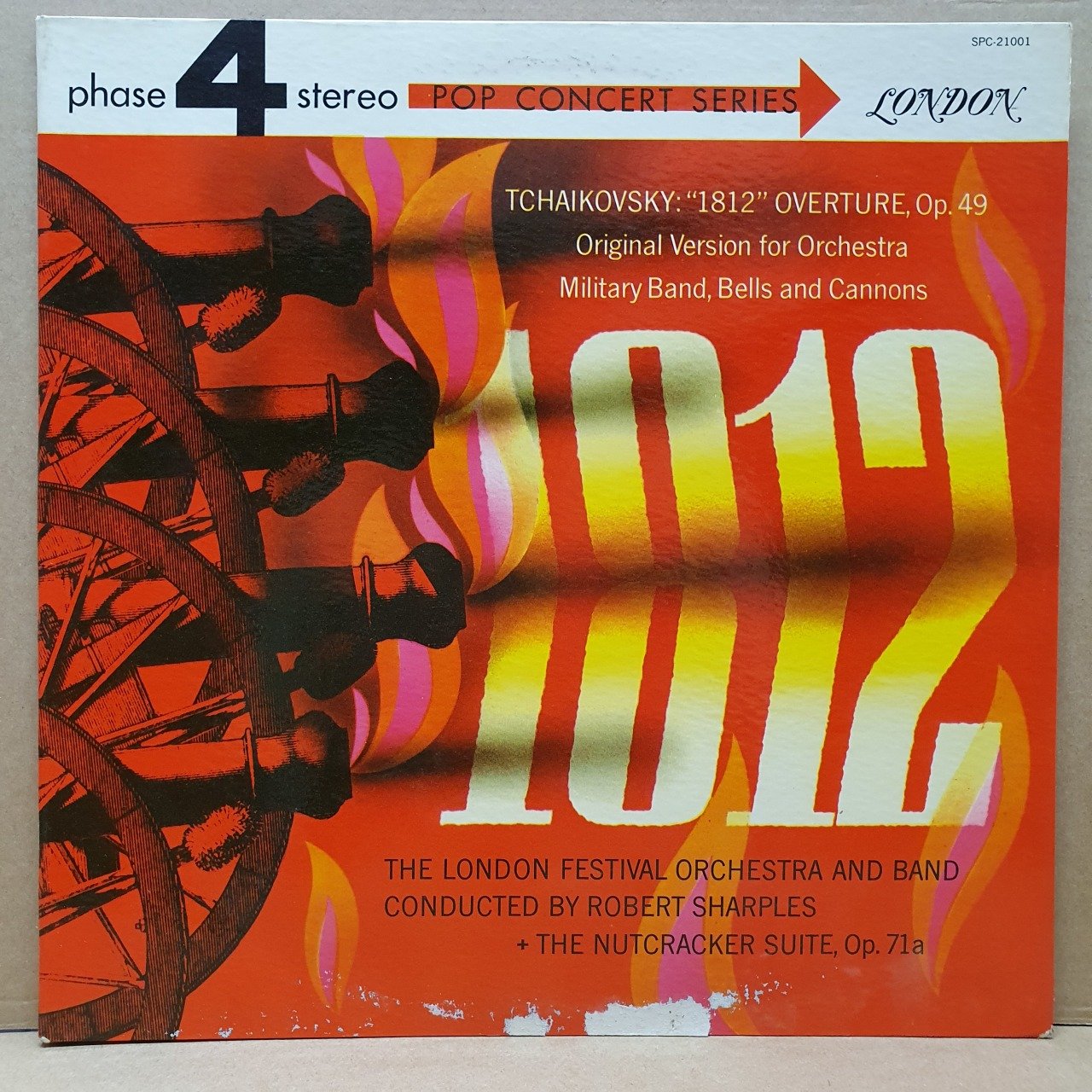 TCHAIKOVSKY: 1812 OVERTURE, OP. 49 / ROBERT SHARPLES (1963) - LP 2.EL PLAK