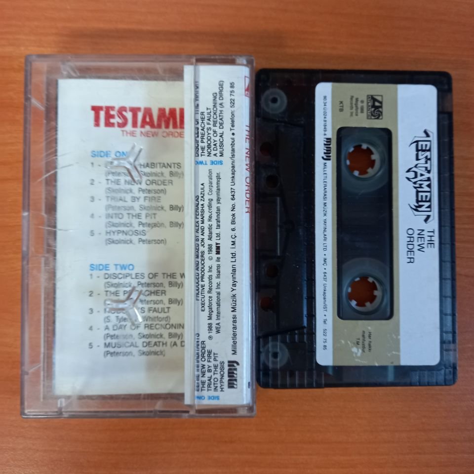 TESTAMENT - THE NEW ORDER (1988) - KASET 2.EL