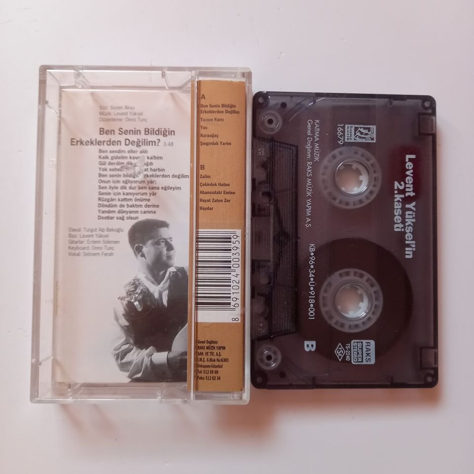 LEVENT YÜKSEL - LEVENT YÜKSEL'İN 2. KASEDİ (1996) - KASET 2.EL