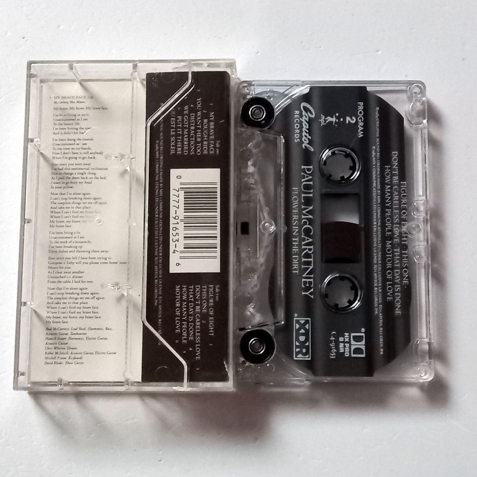 PAUL MCCARTNEY - FLOWERS IN THE DIRT (1989) - KASET MADE IN USA 2.EL