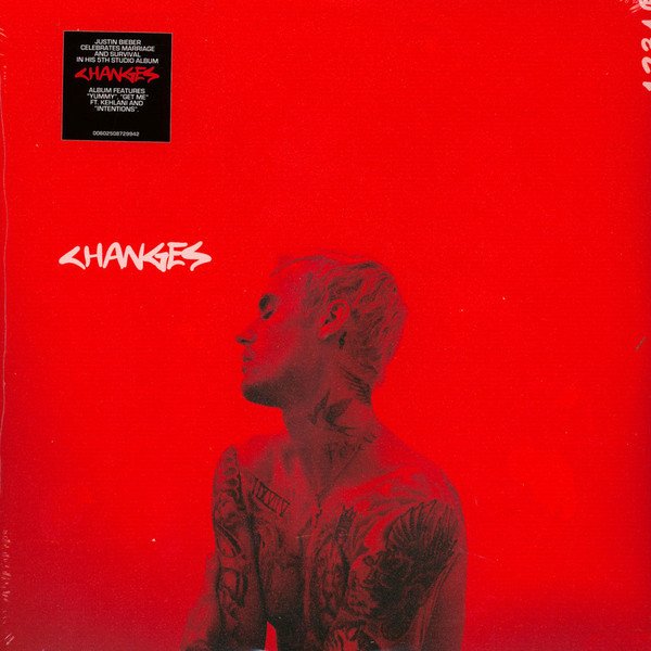 JUSTIN BIEBER - CHANGES (2020) - 2LP SIFIR PLAK