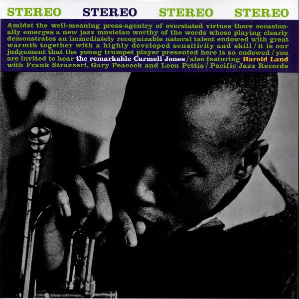 CARMELL JONES FEATURING HAROLD LAND – THE REMARKABLE CARMELL JONES (1961) - LP 2023 REISSUE 180GR GATEFOLD TONE POET SERIES SIFIR PLAK