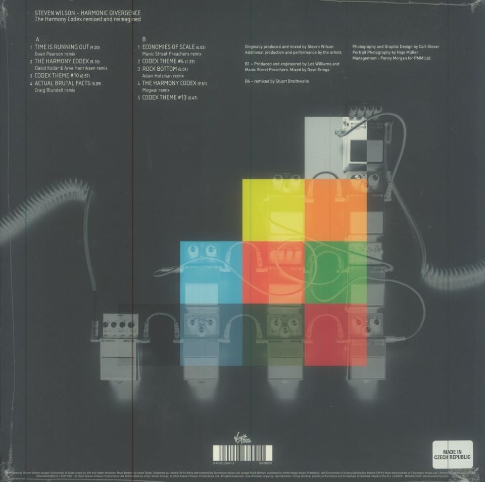 STEVEN WILSON - HARMONIC DIVERGENCE / HARMONY CODEX REMIXED AND REIMAGINED (2024) - LP RECORD STORE DAY SIFIR PLAK
