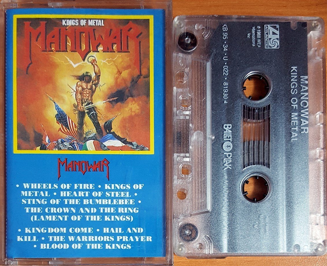 MANOWAR - KINGS OF METAL (1995) BALET KASET 2.EL