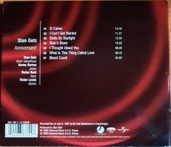 STAN GETZ - ANNIVERSARY (1989) - CD 2003 REMASTERED 2.EL