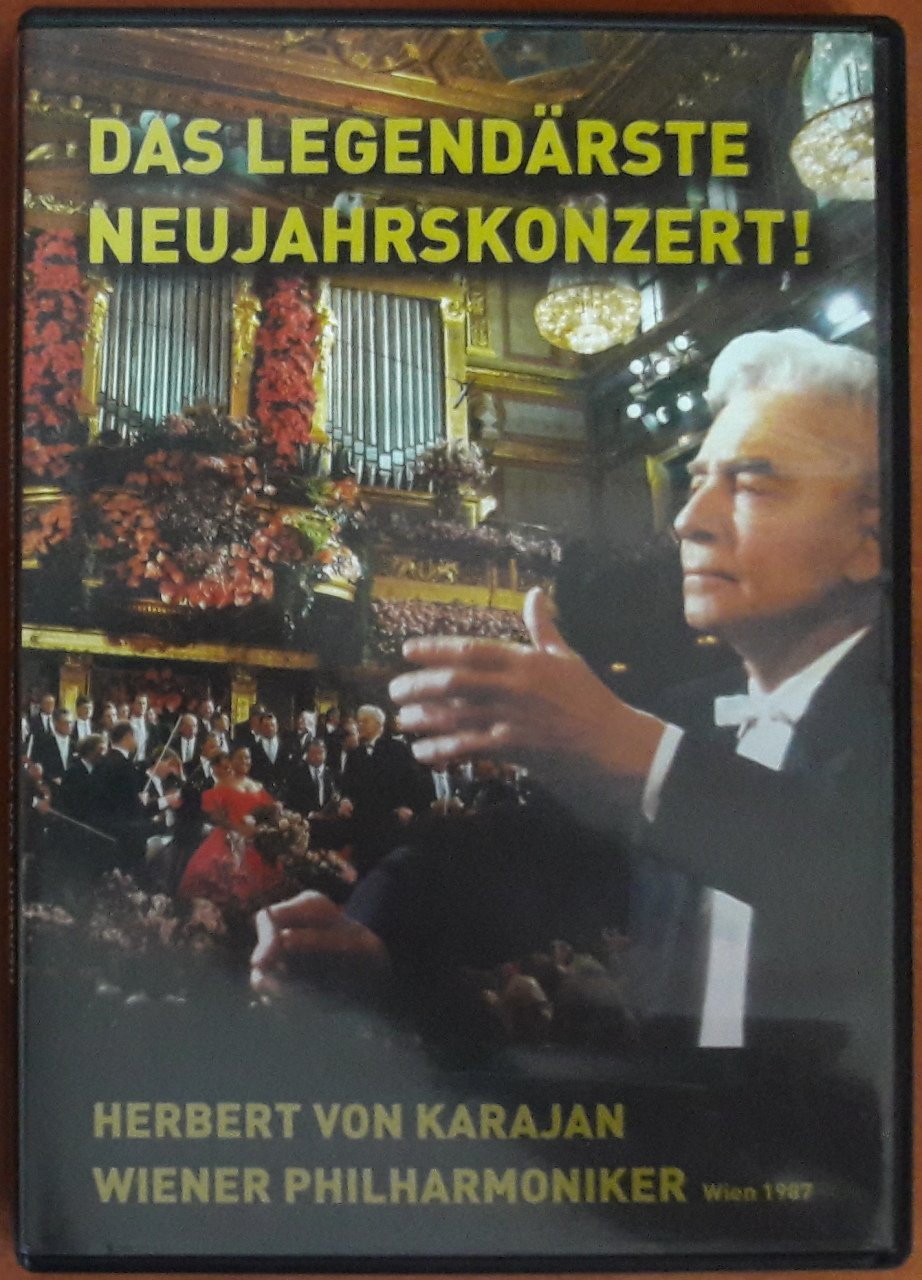 DAS LEGENDÄRSTE NEUJAHRSKONZERT! HERBERT VON KARAJAN WIENER PHILHARMONIKER 1987 (2005) - DVD 2.EL