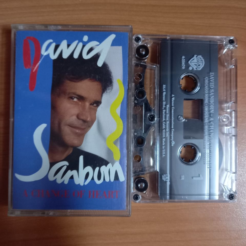 DAVID SANBORN - A CHANGE OF HEART (1987) - KASET 2.EL