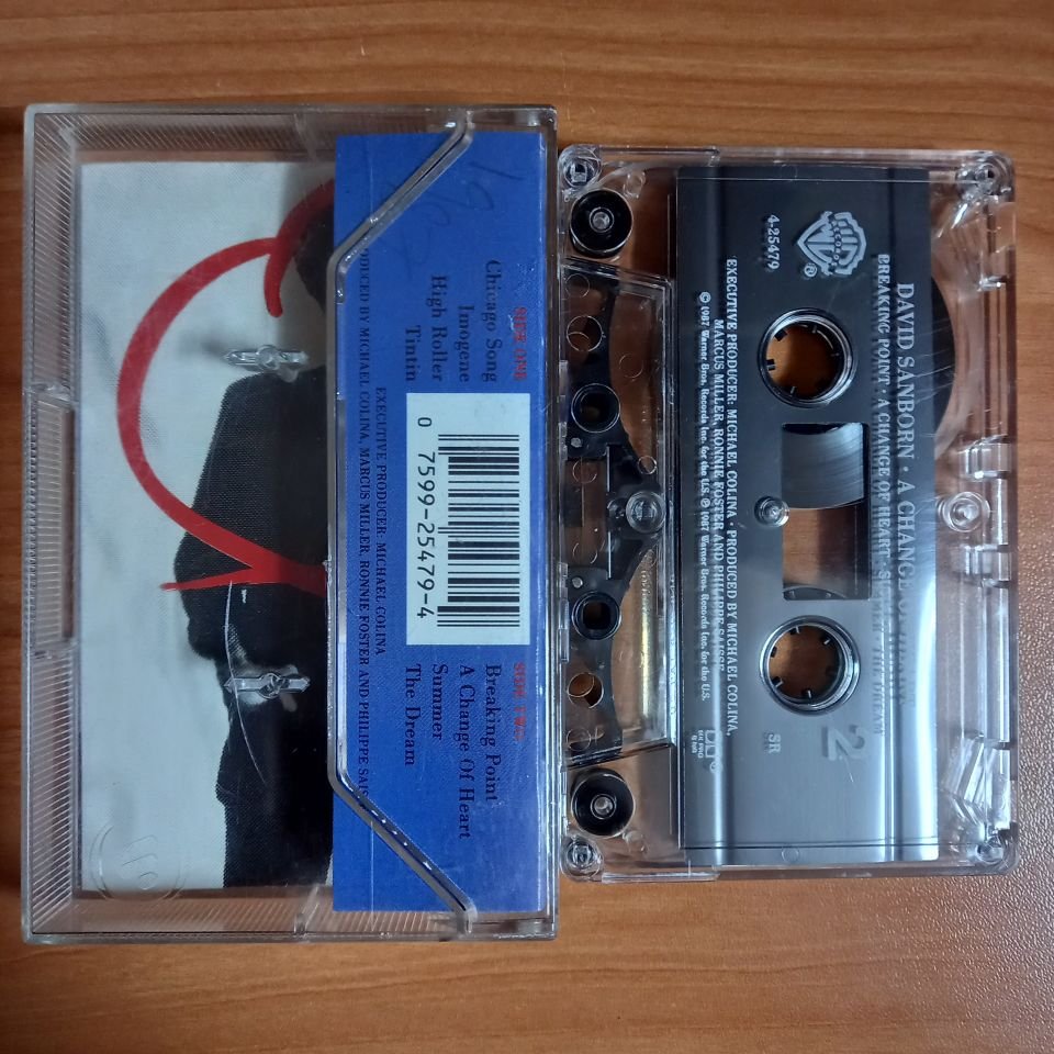 DAVID SANBORN - A CHANGE OF HEART (1987) - KASET 2.EL