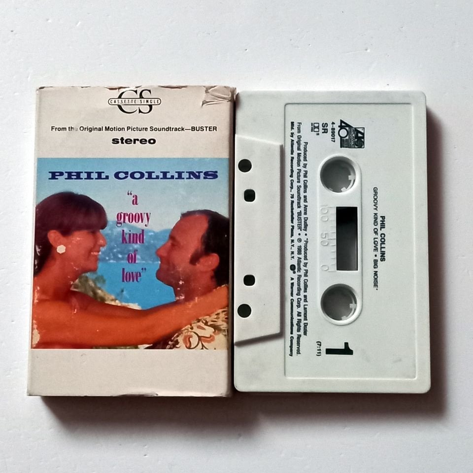 PHIL COLLINS - A GROOVY KIND OF LOVE (1988) - KASET SINGLE MADE IN USA 2.EL