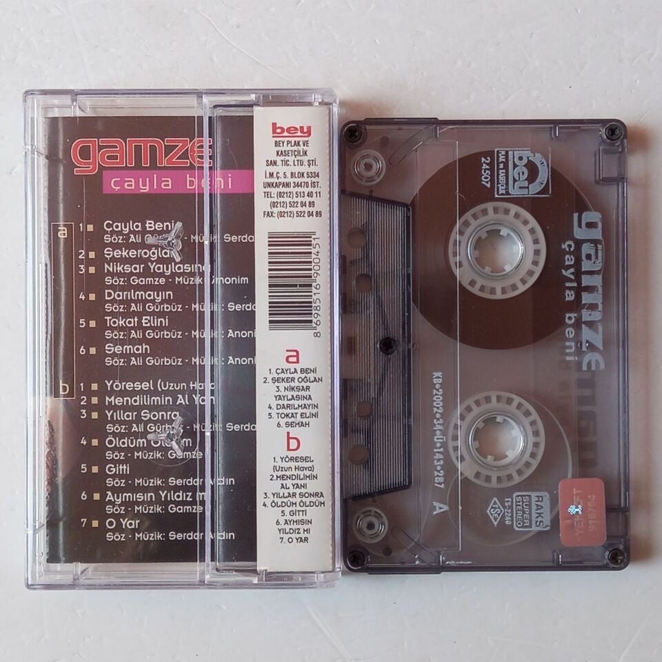 GAMZE - ÇAYLA BENİ (2002) - KASET 2.EL