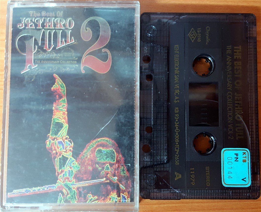 JETHRO TULL - THE BEST OF JETHRO TULL THE ANNIVERSARY COLLECTION VOL 2 (1993) KENT CASSETTE MADE IN TURKEY ''USED''