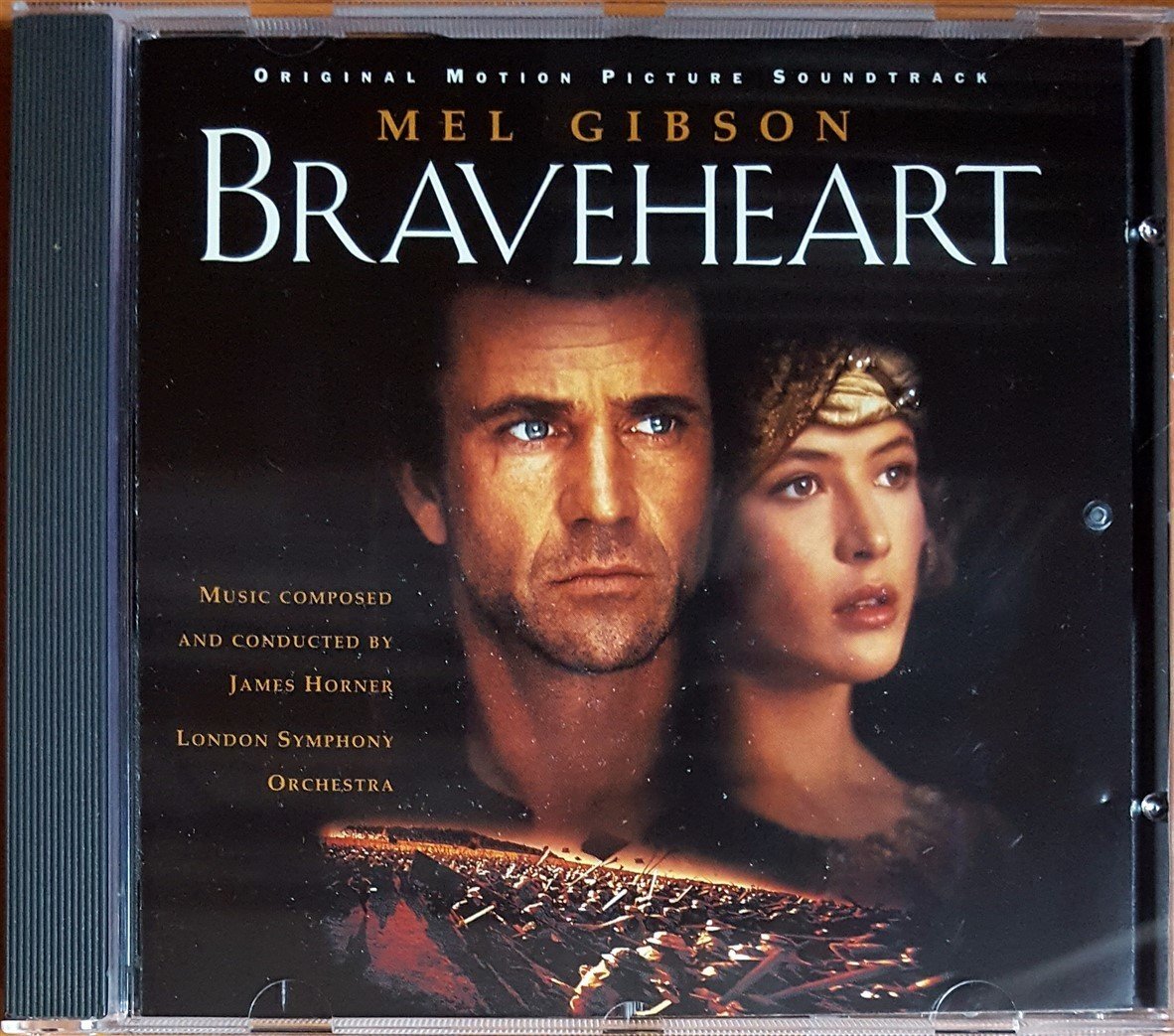 BRAVEHEART SOUNDTRACK / JAMES HORNER, LONDON SYMPHONY ORCHESTRA (1995) DECCA CD 2.EL