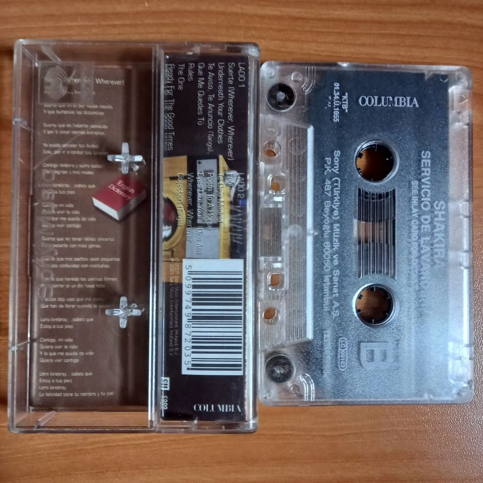 SHAKIRA - SERVICIO DE LAVANDERIA (2001) - KASET 2.EL