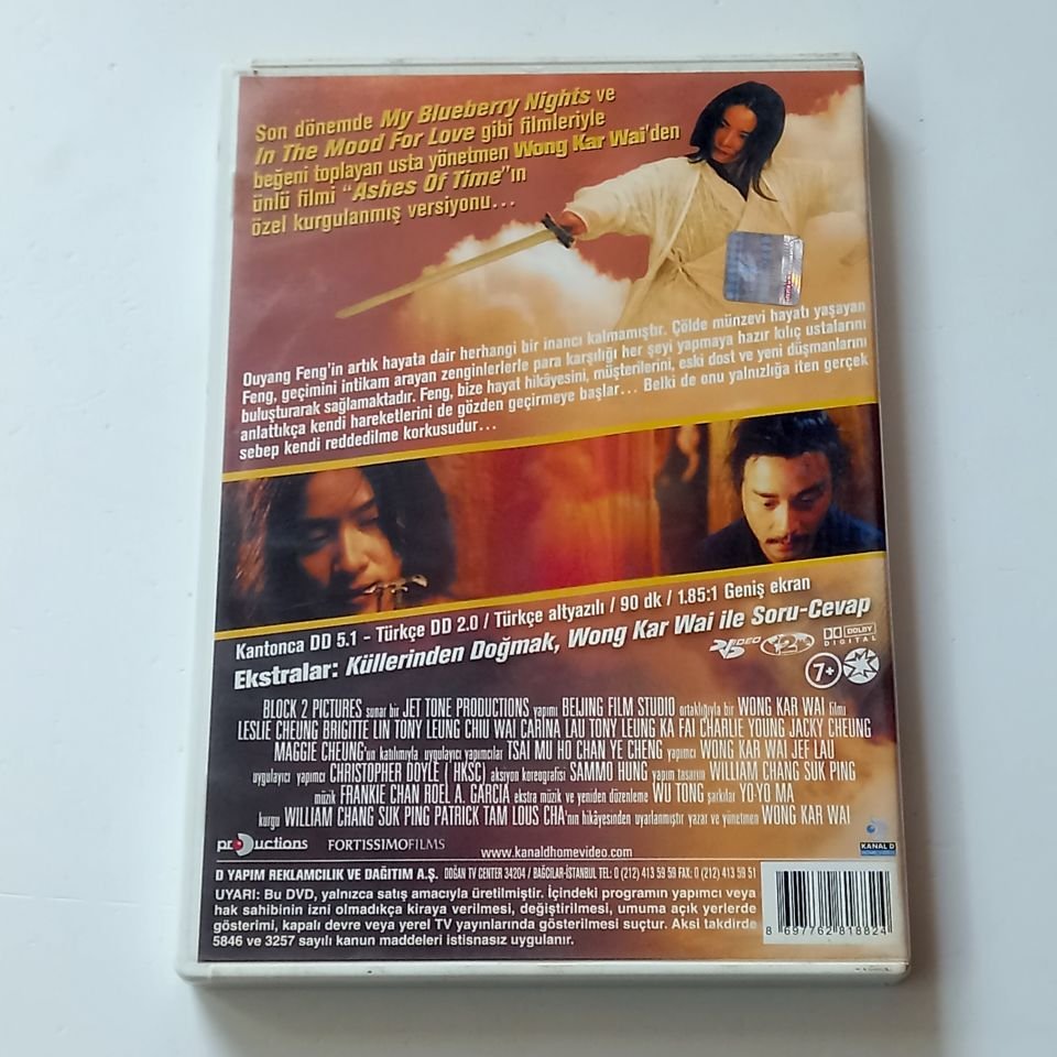 ASHES OF TIME REDUX - ZAMANIN KÜLLERİ - WONG KAR-WAI - DVD 2.EL