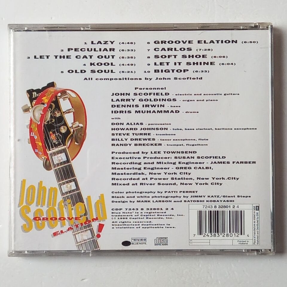 JOHN SCOFIELD – GROOVE ELATION (1995) - CD 2.EL