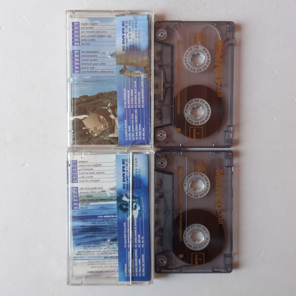 BARIŞ MANÇO - MANÇOLOJİ 1 / MANÇOLOJİ 2 (1999) - 2 KASET 2.EL