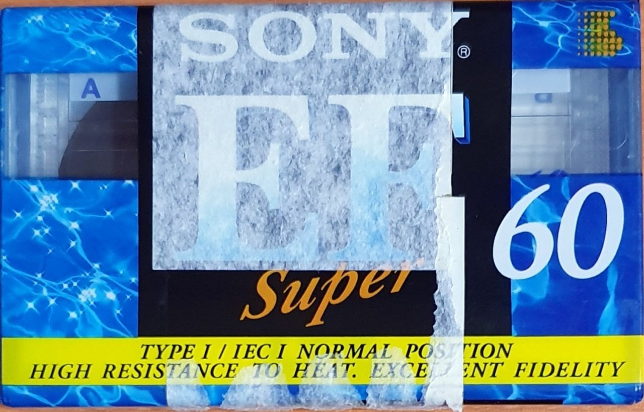 SONY EF 60 TYPE I NORMAL POSITION BOŞ KASET SIFIR