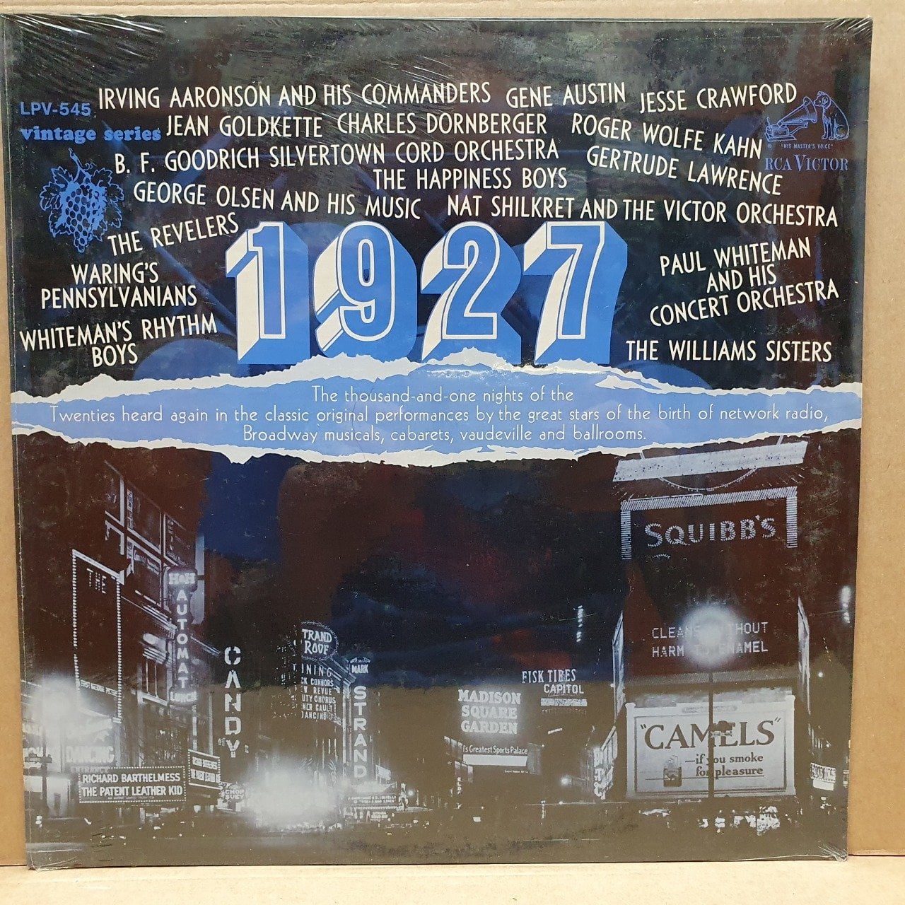 1927 / JESSE CRAWFORD, THE HAPPINESS BOYS, GERTRUDE LAWRENCE, THE REVELERS (1968) - LP DÖNEM BASKISI SIFIR PLAK